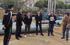 市人大一行来双益调研二期在建污水处理